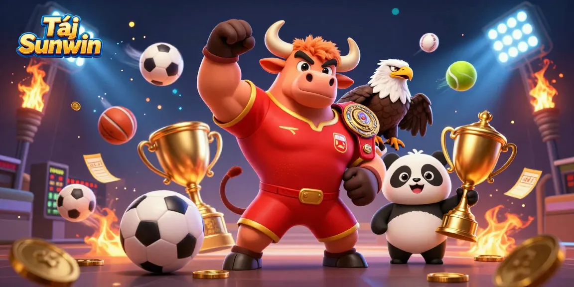 Tải Sunwin and engage in thrilling gaming action with the vibrant 3D casino illustration
