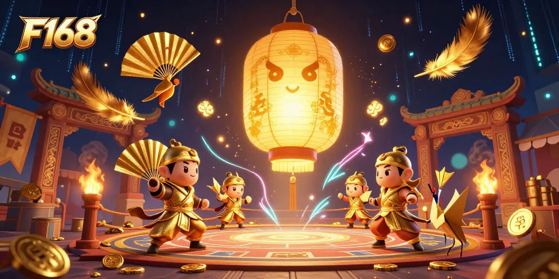 Engage in thrilling gameplay at F168's vibrant casino, featuring live warriors and magical elements.