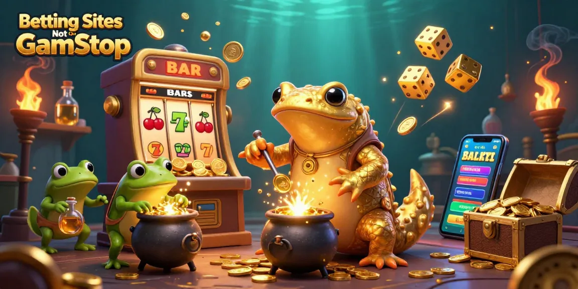 Experience Betting Sites Not On GamStop with a golden salamander alchemist and dynamic sports elements.