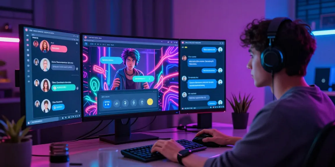 Engaging user interface interaction with spicy chat ai in a vibrant digital workspace featuring customizable chatbot options and dynamic animations.